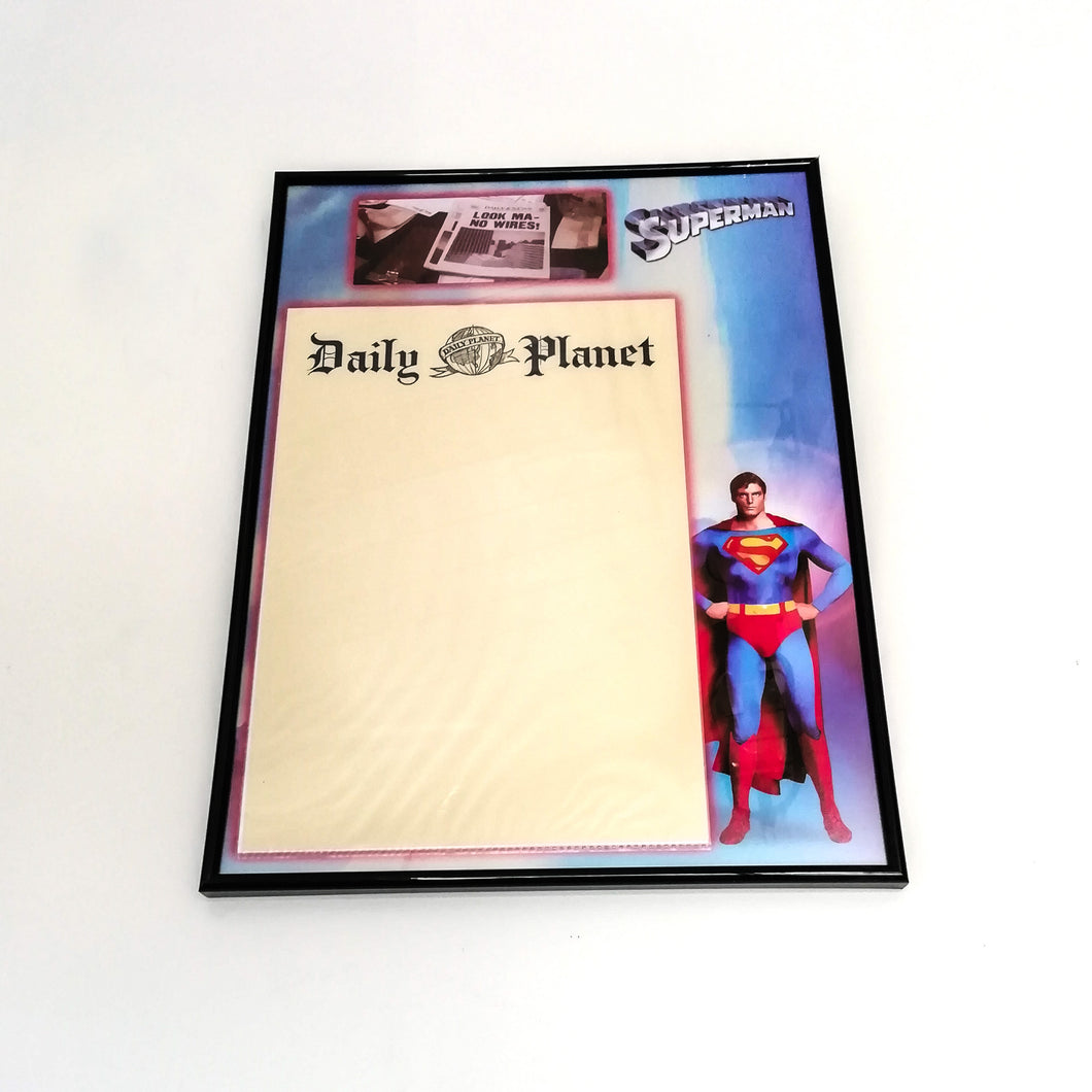 Feuille Daily Planet - Superman avec Christopher Reeve