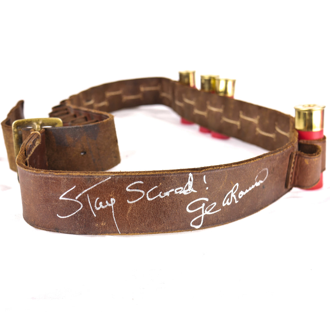 Ceinture de munitions - Zombie (Dawn of the Dead) avec signature de George A. Romero