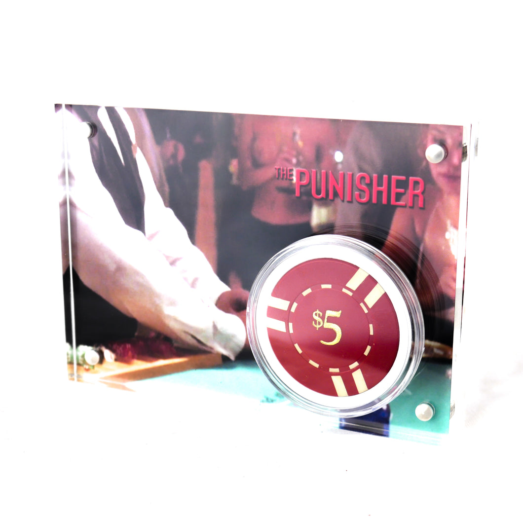 Jeton Casino Poker - The Punisher avec Thomas Jane & John Travolta