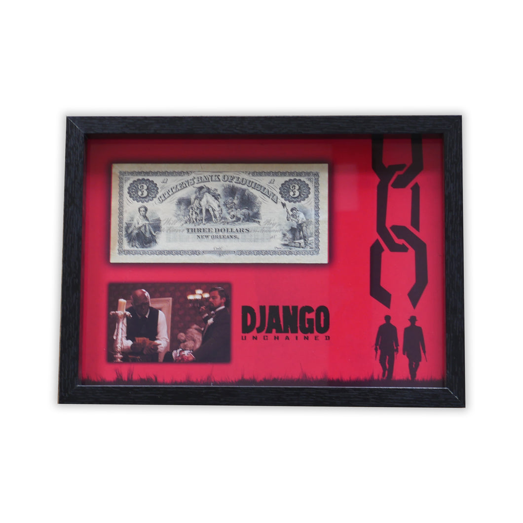 Billet de Banque 100$  - Django Unchained avec Jamie Foxx & Leonardo DiCaprio