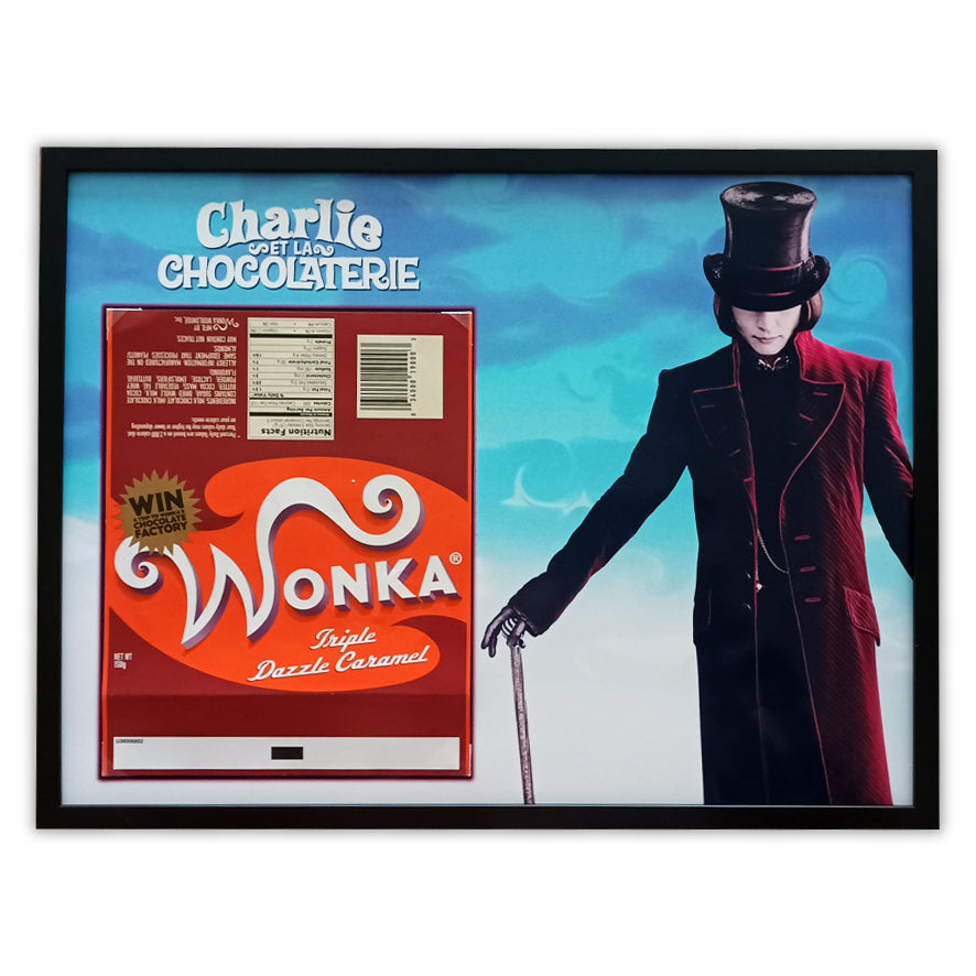 Tablette chocolat Wonka - Charlie et la Chocolaterie avec Johnny Depp